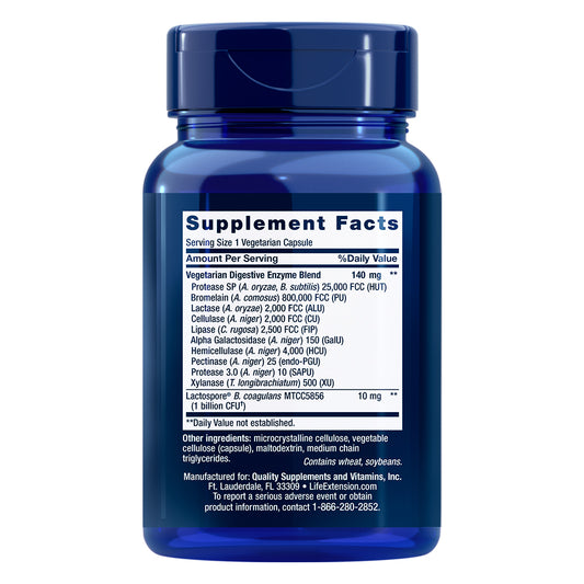 Enhanced Super Digestive Enzymes and Probiotics