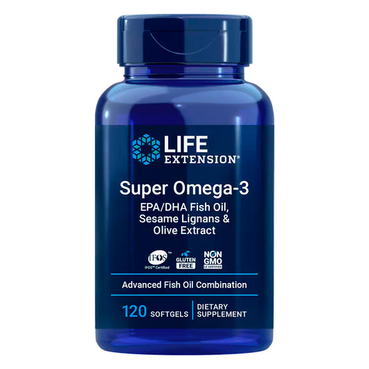 Super Omega-3 EPA/DHA Fish Oil, Sesame Lignans & Olive Extract